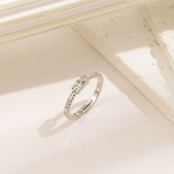 Wholesale Ring Copper Inlaid Rhinestone Geometric Bow Wave Animal Zodiac Butterfly Snake Style