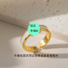 Wholesale Ring Copper Inlaid Rhinestone Geometric Bow Wave Animal Zodiac Butterfly Snake Style