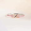 Wholesale Ring Copper Inlaid Zircon With Letters Numbers Text Pattern For Women