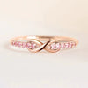 Wholesale Ring Copper Inlaid Zircon With Letters Numbers Text Pattern For Women