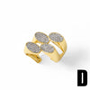 Wholesale Ring Copper 18K Gold Plated Geometric Minimalist Irregular Open