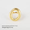 Wholesale Ring Copper 18K Gold Plated Geometric Retro Fashion For Women