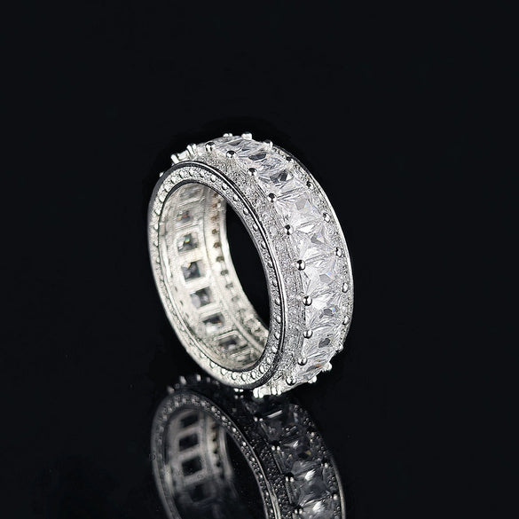 Wholesale Ring Copper Light Luxury Style With Animals Zodiac Pattern Tshaped Square Design