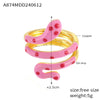 Wholesale Ring Copper Material Geometric Style Spirit Snake Shape Gold Plated