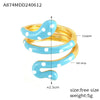 Wholesale Ring Copper Material Geometric Style Spirit Snake Shape Gold Plated