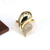 Wholesale Ring Copper Micropaved Butterfly Heart Water Drop Bow Style Jewelry For Women