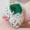 Wholesale Ring Copper Niche Design Geometric Zircon Women's