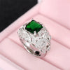 Wholesale Ring Copper Niche Design Geometric Zircon Women's