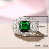 Wholesale Ring Copper Niche Design Geometric Zircon Women's