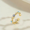 Wholesale Ring Copper Plated Real Gold Geometric Style Jewelry For Women