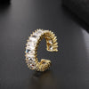 Wholesale Ring Copper Real Gold Plated Geometric Fashion Light Luxury Unisex