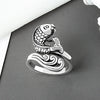 Wholesale Ring Copper Retro Animal Peacock Style Open Ring For Women