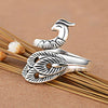 Wholesale Ring Copper Retro Animal Peacock Style Open Ring For Women