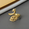 Wholesale Ring Copper Retro Animal Peacock Style Open Ring For Women