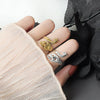 Wholesale Ring Copper Retro Animal Peacock Style Open Ring For Women