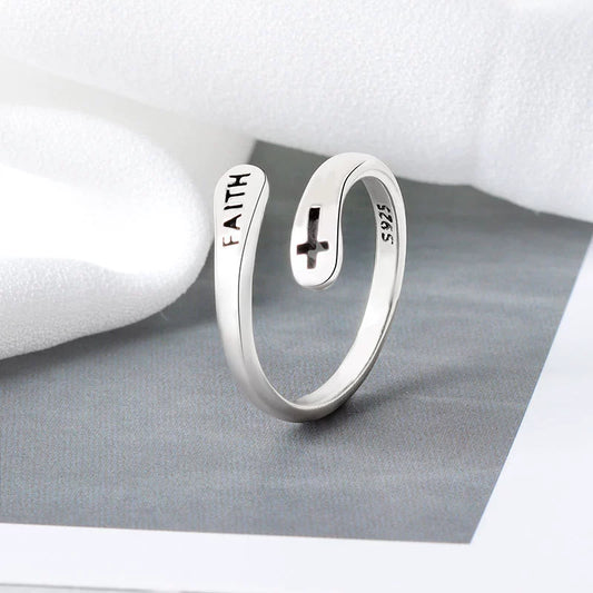 Wholesale Ring Copper Retro Style Doublelayer Open Ring With Letters Numbers Text Electroplating For Women And Men