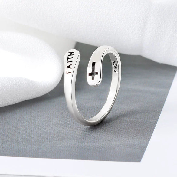 Wholesale Ring Copper Retro Style Doublelayer Open Ring With Letters Numbers Text Electroplating For Women And Men