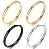 Wholesale Ring Copper Simple Geometric Ushape Electroplated