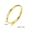 Wholesale Ring Copper Simple Geometric Ushape Electroplated