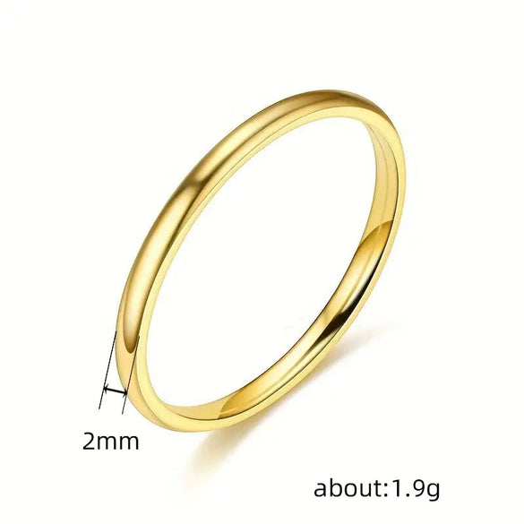 Wholesale Ring Copper Simple Geometric Ushape Electroplated