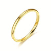 Wholesale Ring Copper Simple Geometric Ushape Electroplated