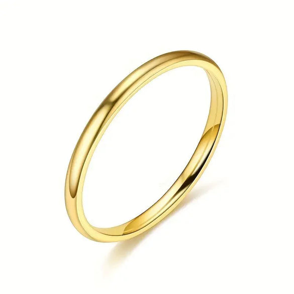 Wholesale Ring Copper Simple Geometric Ushape Electroplated
