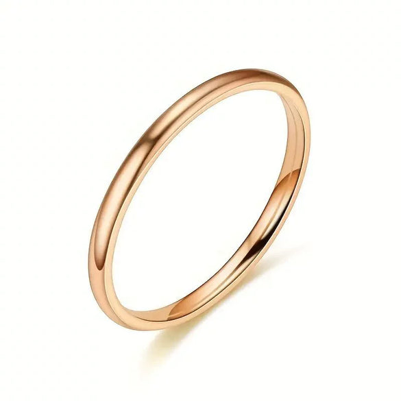 Wholesale Ring Copper Simple Geometric Ushape Electroplated