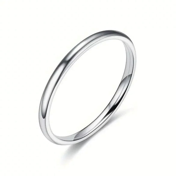 Wholesale Ring Copper Simple Geometric Ushape Electroplated