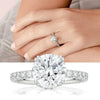 Wholesale Ring Copper Zircon Geometric Women's Jewelry