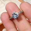 Wholesale Ring Copper Zircon Geometric Women's Jewelry