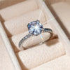 Wholesale Ring Copper Zircon Geometric Women's Jewelry