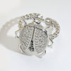 Wholesale Ring Insect Style Geometric Copper Electroplating Microinlaid Zircon Ladybug Design Women's