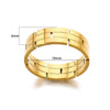 Wholesale Ring Jewelry Stainless Steel Geometric Hollow Rectangular Electroplated Light Luxury Unisex
