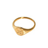 Wholesale Ring Jewelry Titanium Steel Electroplated Geometric 12 Constellation Pattern Light Luxury Style Unisex