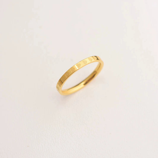 Wholesale Ring Metal Geometric Animal Zodiac 18K Gold Plated Jewelry