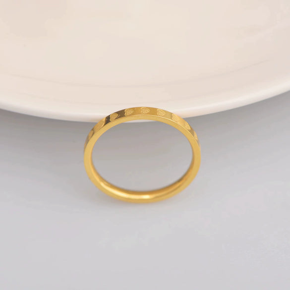 Wholesale Ring Metal Geometric Animal Zodiac 18K Gold Plated Jewelry