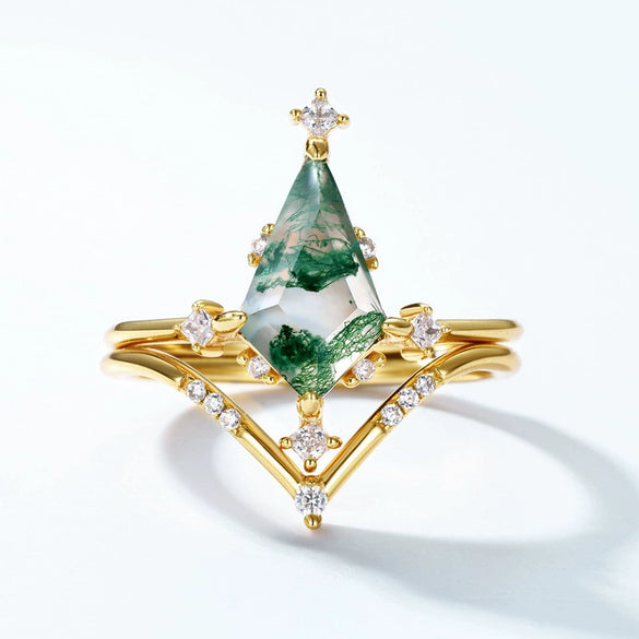 Wholesale Ring S925 Silver Aquatic Agate Geometric Retro Style Diamond Design For Women