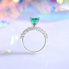 Wholesale Ring S925 Silver Geometric Hand Inlaid Minimalist Style Female