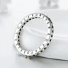 Wholesale Ring S925 Silver Hollow Heart Retro Distressed Design For Women