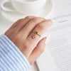Wholesale Ring S925 Sterling Silver Colorful Zircon Heart Shape Flower Design Electroplated