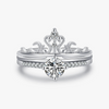 Wholesale Ring S925 Sterling Silver Crown Style Microinlay Women