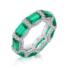 Wholesale Ring S925 Sterling Silver Geometric British Retro Light Luxury Electroplated