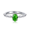 Wholesale Ring S925 Sterling Silver Geometric British Retro Light Luxury Electroplated