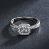 Wholesale Ring S925 Sterling Silver Geometric Diamond Light Luxury For Women