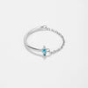 Wholesale Ring S925 Sterling Silver Geometric Electroplated Fashionable Simple Allmatch