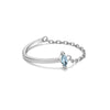 Wholesale Ring S925 Sterling Silver Geometric Electroplated Fashionable Simple Allmatch