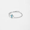 Wholesale Ring S925 Sterling Silver Geometric Electroplated Fashionable Simple Allmatch
