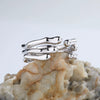 Wholesale Ring S925 Sterling Silver Geometric Electroplating Style
