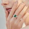 Wholesale Ring S925 Sterling Silver Geometric Electroplating Women's