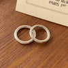 Wholesale Ring S925 Sterling Silver Geometric Simple Electroplated